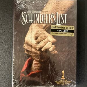 Schindlers List (DVD, 2004, Widescreen, Digipak Packaging Edition) New Sealed